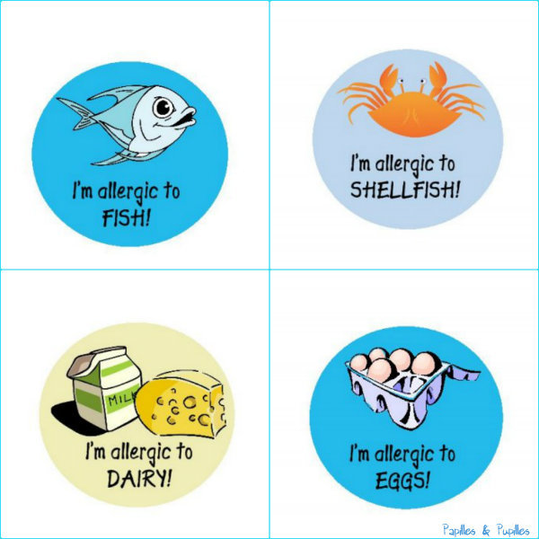Stickers pour allergiques