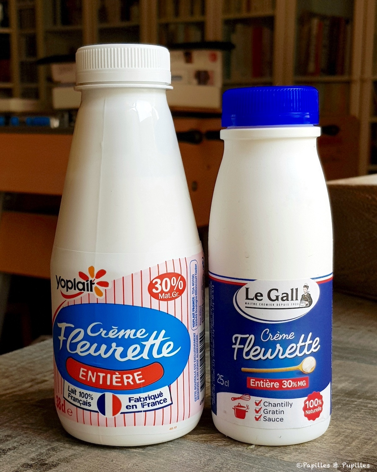 Crme fleurette : un crme frache fluide pasteurise