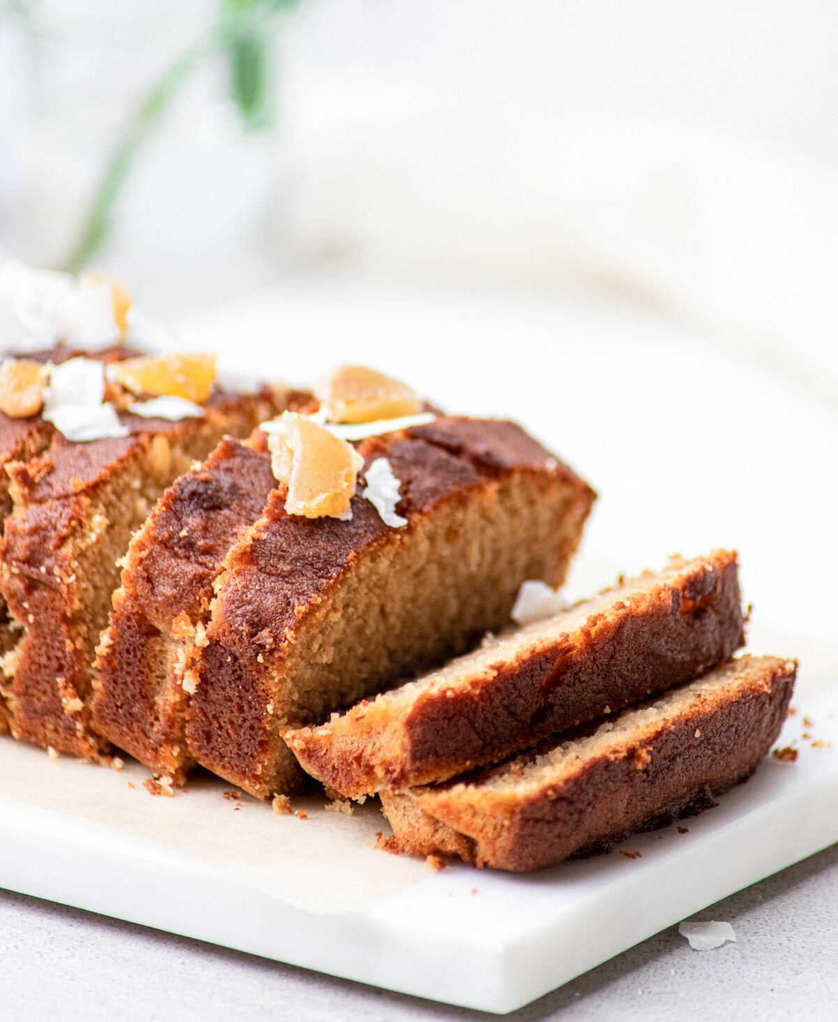 Cake au gingembre confit 