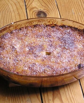 Clafoutis moelleux aux cerises