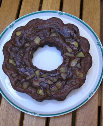 Clafoutis poires chocolat