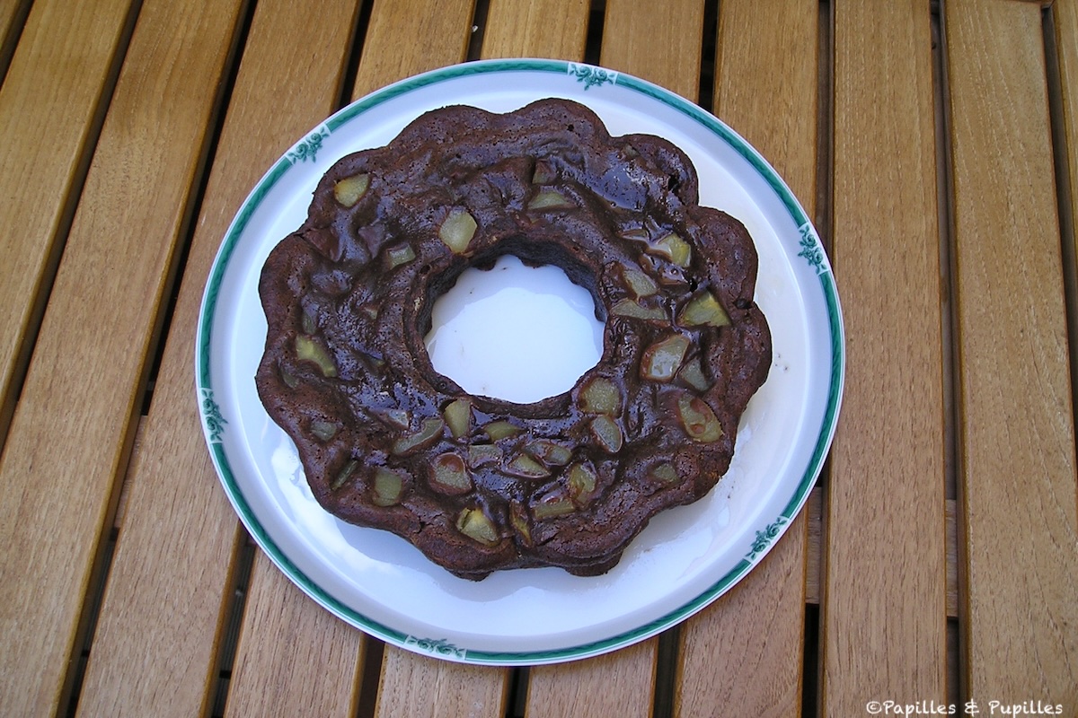 Clafoutis poires chocolat