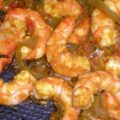 Crevettes sauce piquante