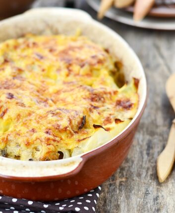Gratin de chou-fleur et pommes de terre au Comté