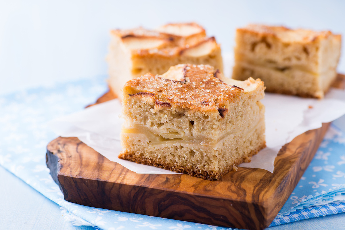 Gâteau aux pommes au lait concentré sucré