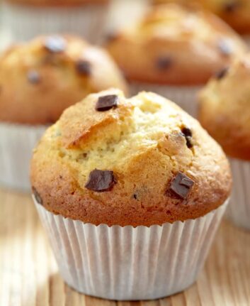 Muffins aux pépites de chocolat