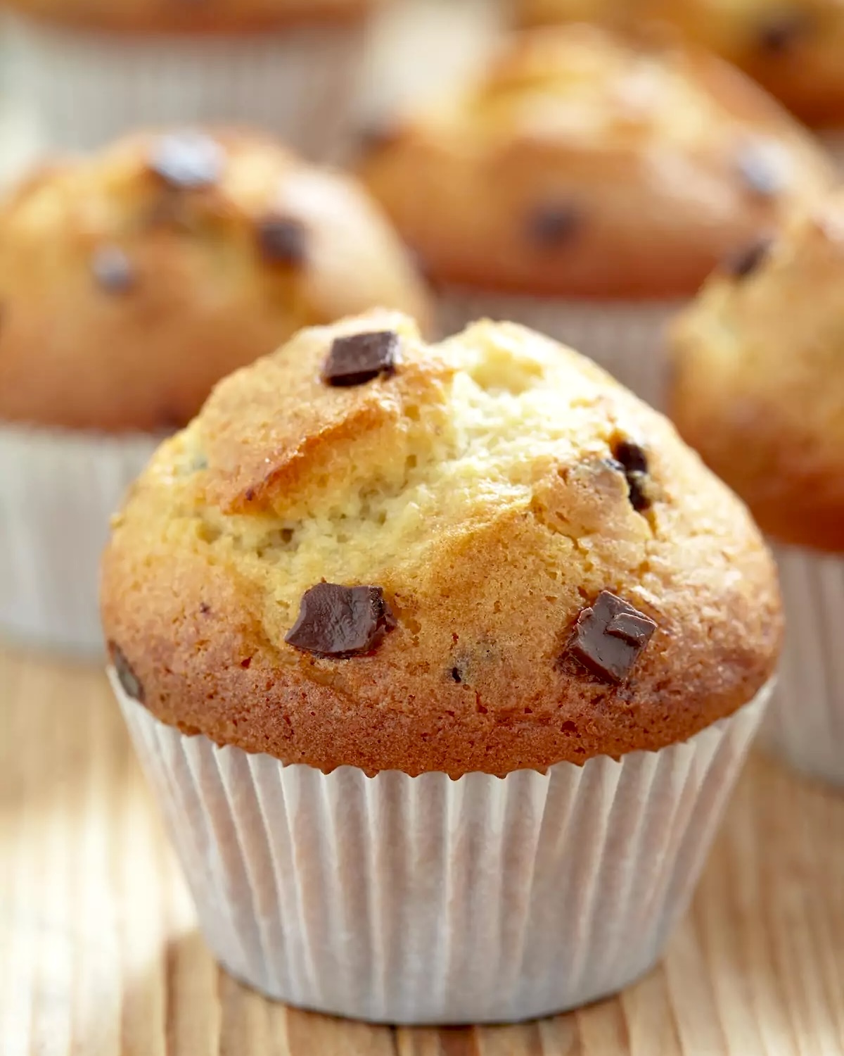 Muffins aux pépites de chocolat
