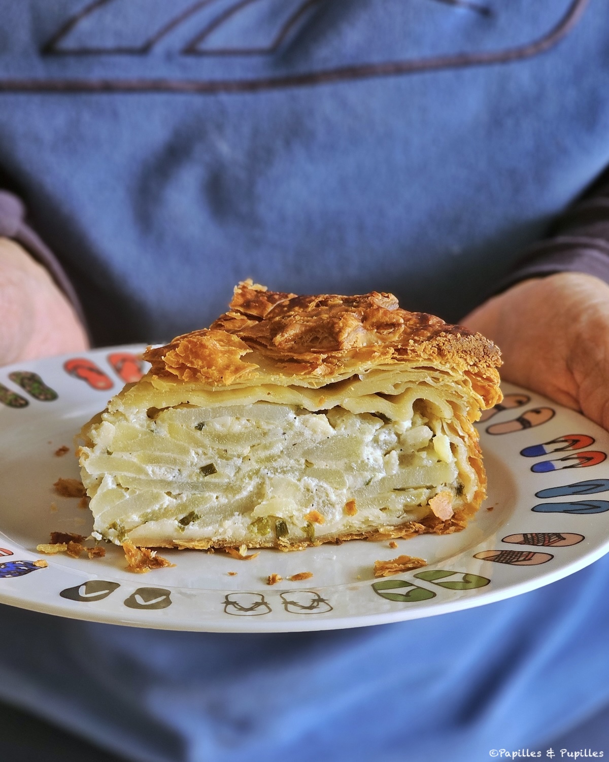 Part de pâté aux pommes de terre à l’ancienne