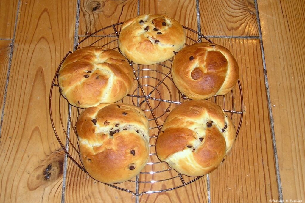 Pains de mie aux pépites de chocolat