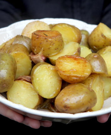 Pommes de terre nouvelles à la fleur de sel