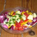 Salade de carmine à la mangue
