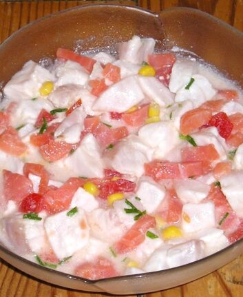 Salade de poisson cru