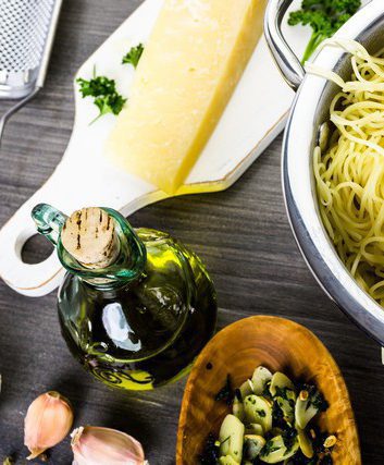 Pâtes à l'ail et à l'huile d'olive