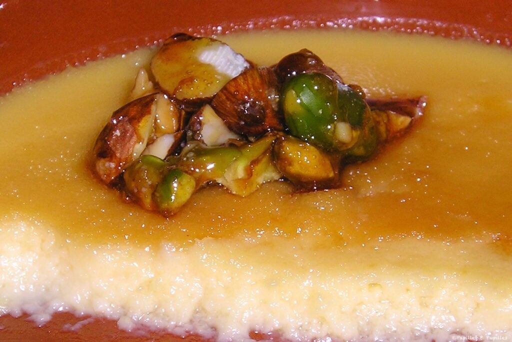 Croustillant sur crème