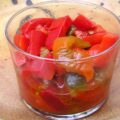 Salade de poivrons rouges grillés