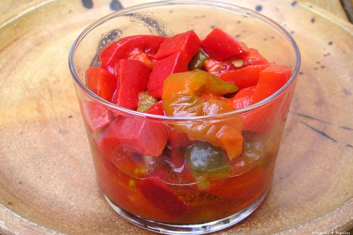 Salade de poivrons rouges grillés