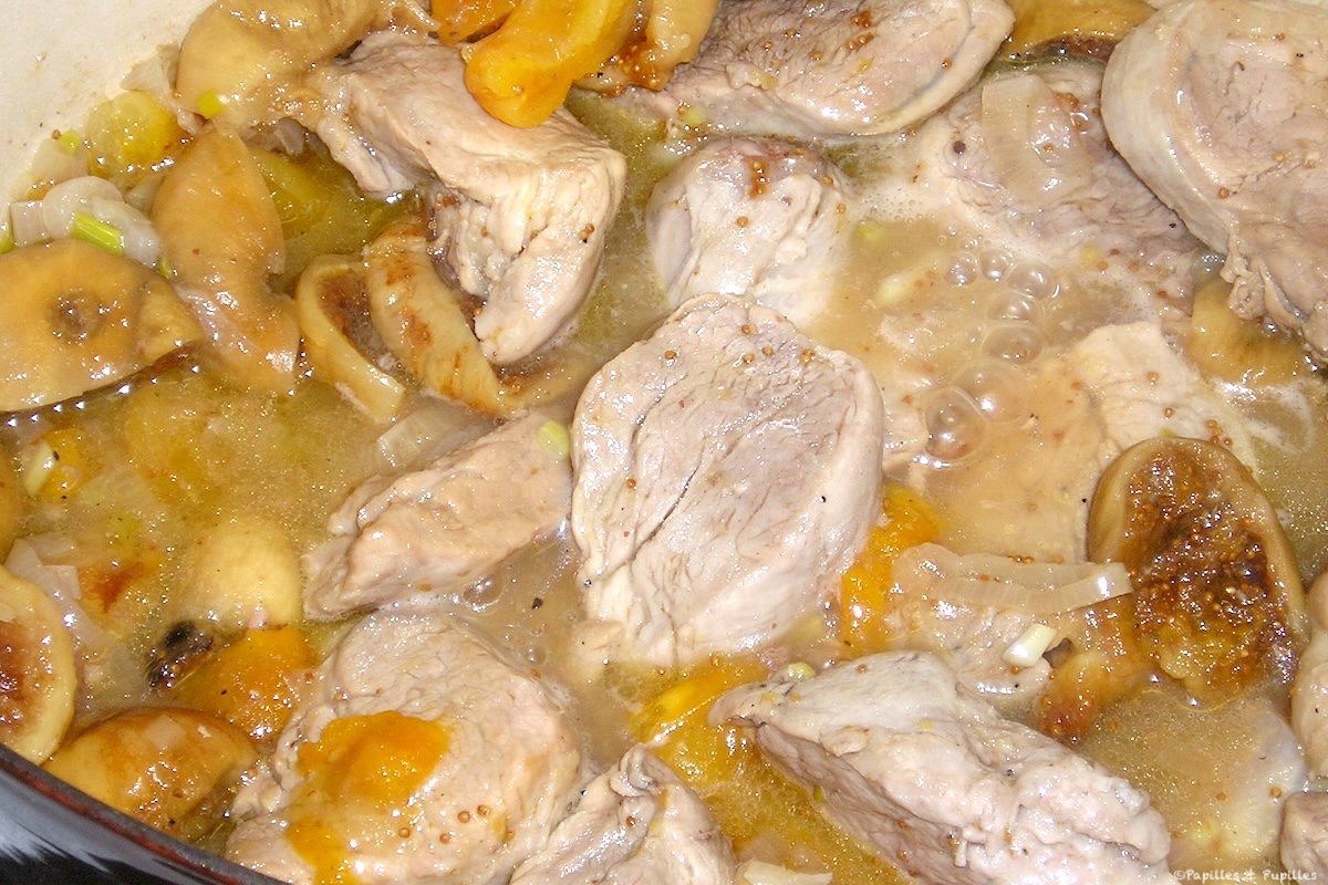 Filet mignon de porc aux fruits secs