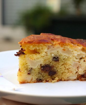 Gâteau rapide poires chocolat