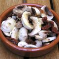 Salade de champignon et tomates séchées