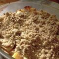 Crumble pommes coings