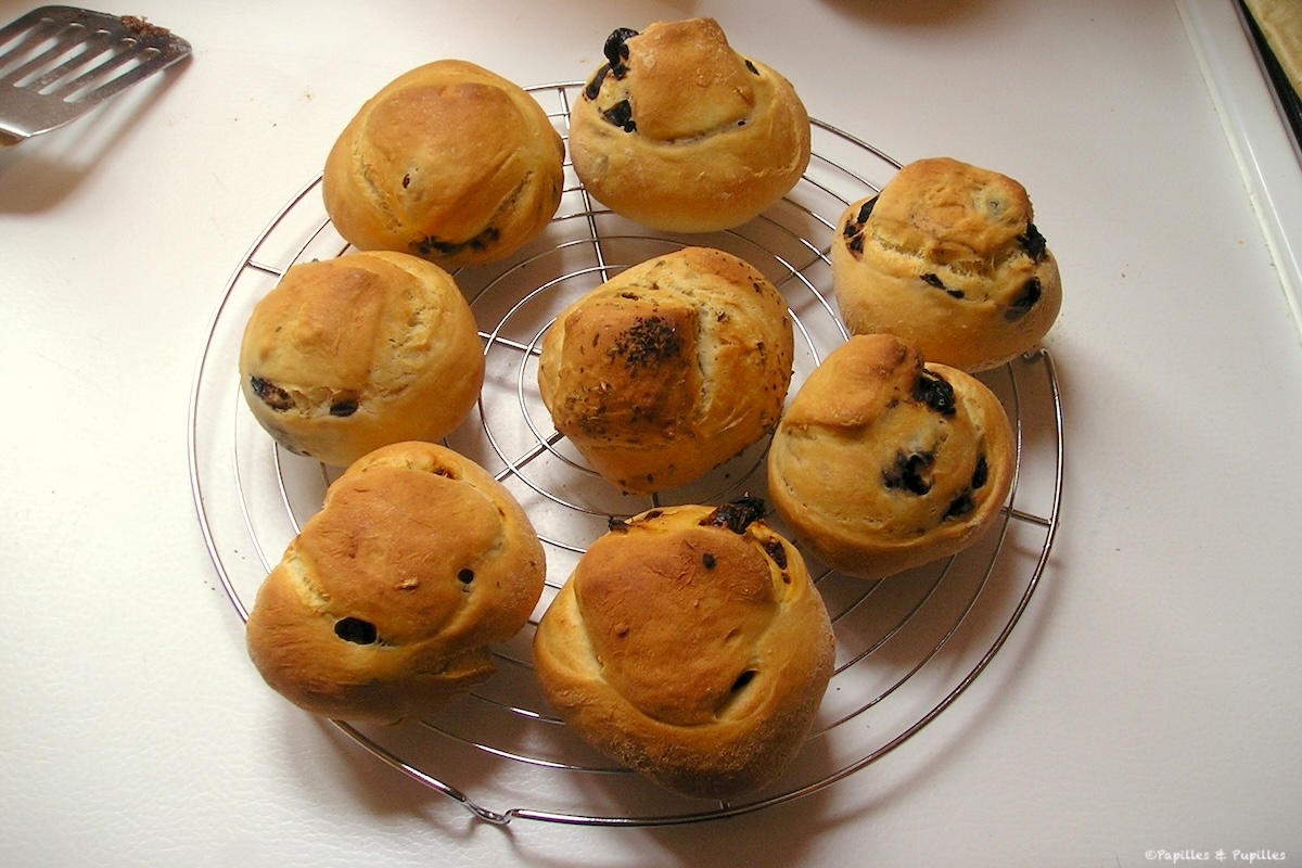 Petits pains sur grillle