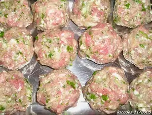 Boulettes crues