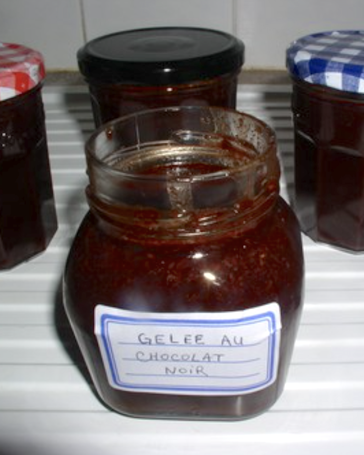 Gelée au chocolat noir