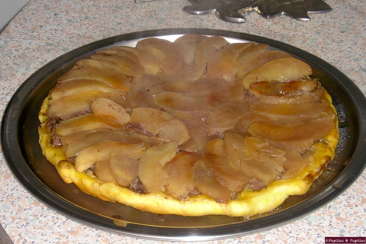 Tatin de magret aux pommes
