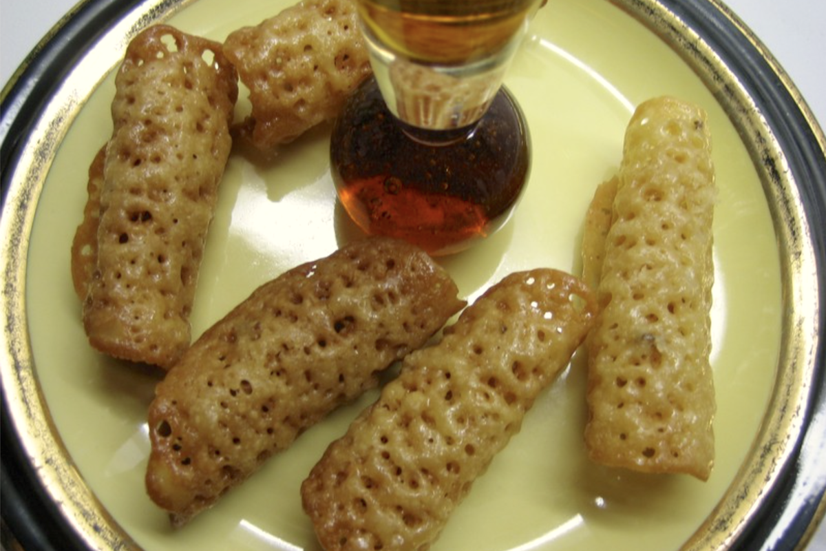 Petits cigares au miel sans oeufs