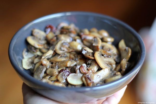 Poêlée de champignons de Paris