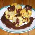 Profiteroles poires anis chocolat