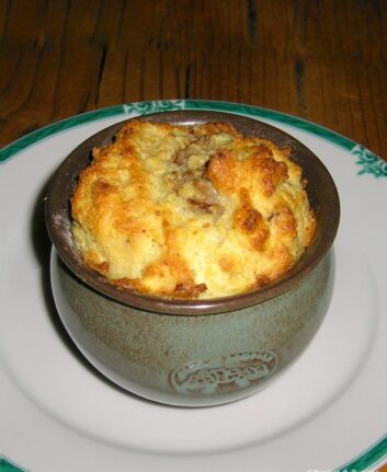 Soufflé aux cèpes