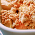 Crumble pommes mangues sans oeufs
