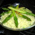 Risotto de pommes de terre aux pointes d'asperges
