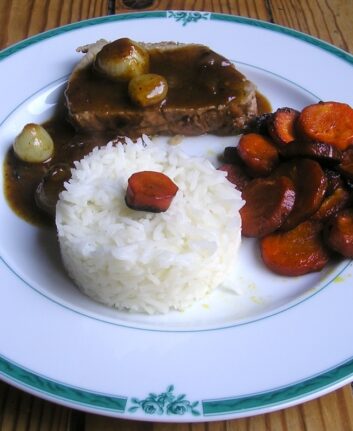 Rôti de veau aux agrumes