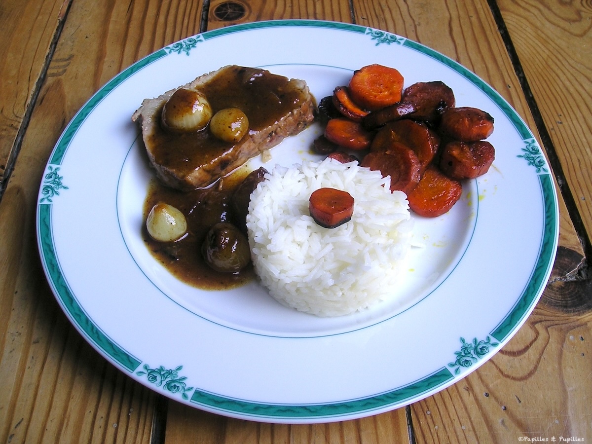Rôti de veau aux agrumes