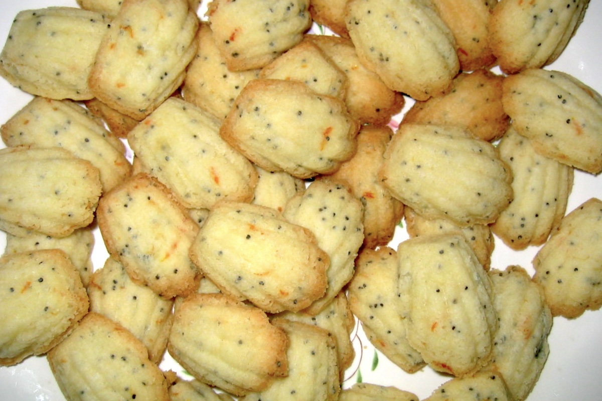 Sablés orange pavot