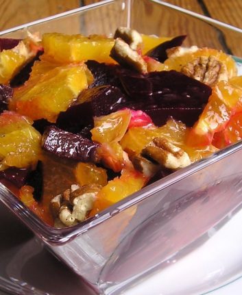 Salade d'orange et betterave