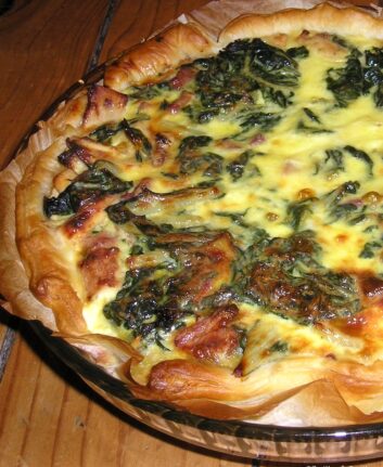 Tarte aux feuilles de blettes