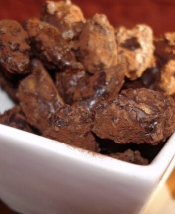 Amandes chocolatées de Noël