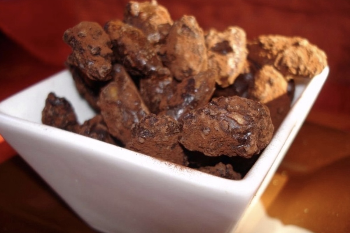 Amandes chocolatées de Noël