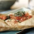 Filets de bar (loup) en papillote