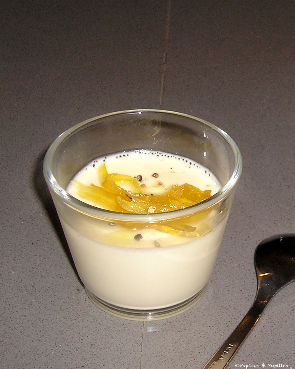 Pannacotta à la cardamome et citron confit