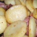 Poêlée de persil racine et lardons fumés