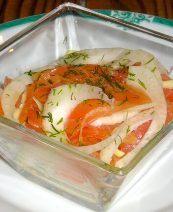 Salade terre mer au fenouil