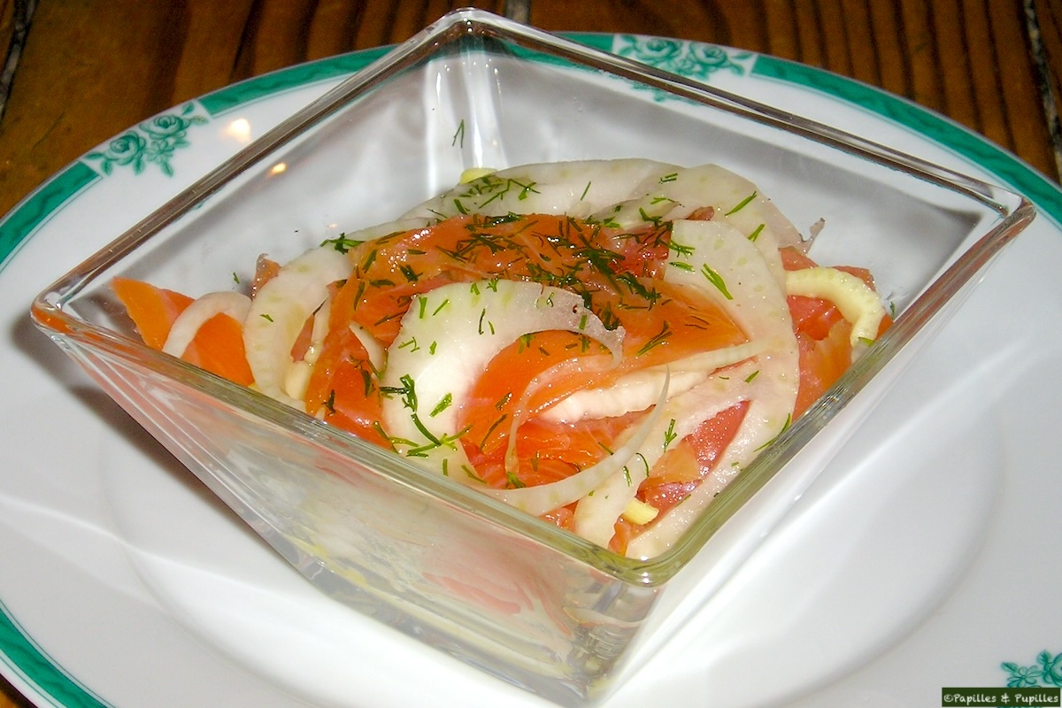 Salade terre mer au fenouil