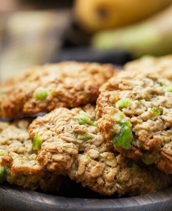 Cookies pistaches chocolat blanc sans oeufs