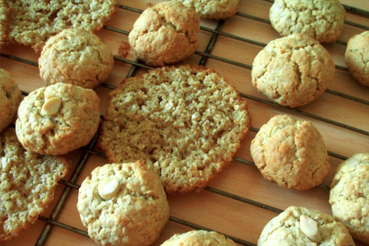 Gâteaux aux flocons d’avoine et amandes, sans oeufs