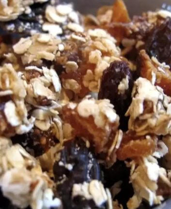 Granola énergétique aux fruits secs et flocons d'avoine