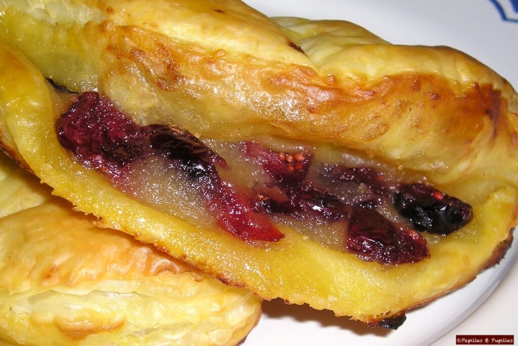 Petits chaussons aux pommes et aux cranberries